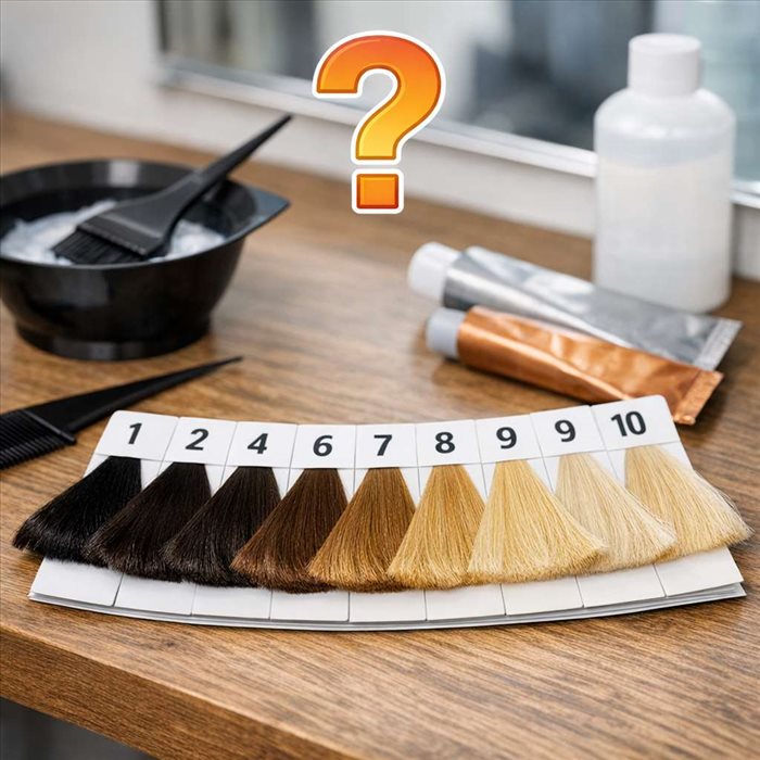Niveau de ton en coloration capillaire : guide simple