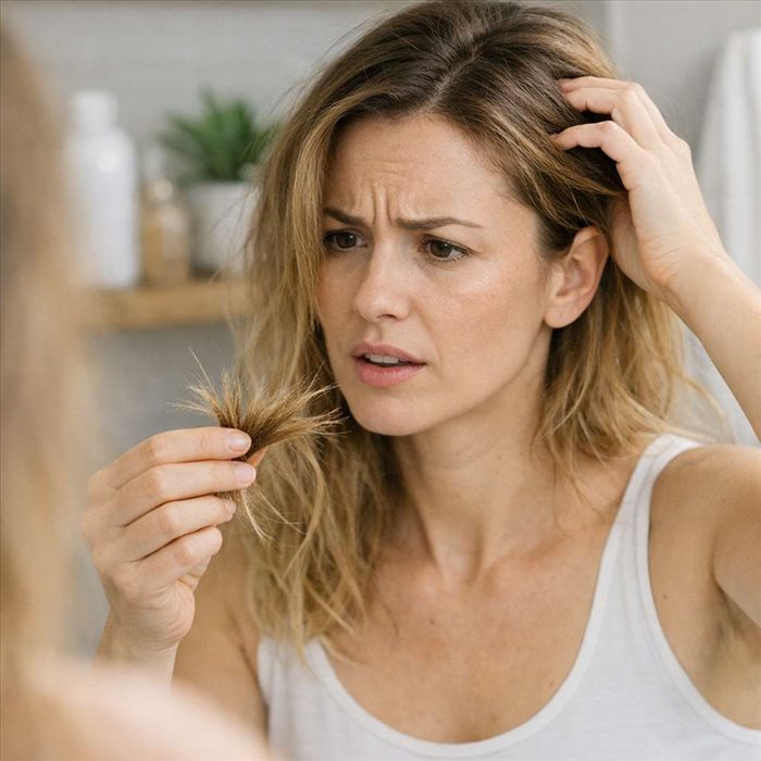 Cheveux qui manquent de protéines : signes, test et solutions
