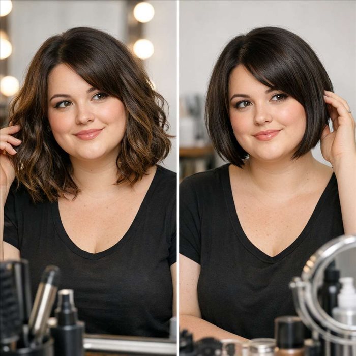 Quelle coupe de cheveux pour visage rond et généreux ?