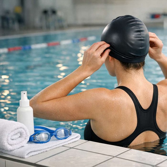 Comment protéger ses cheveux du chlore en piscine ? | Guide