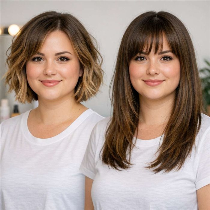 Visage rond : quelles coupes privilégier pour affiner ?