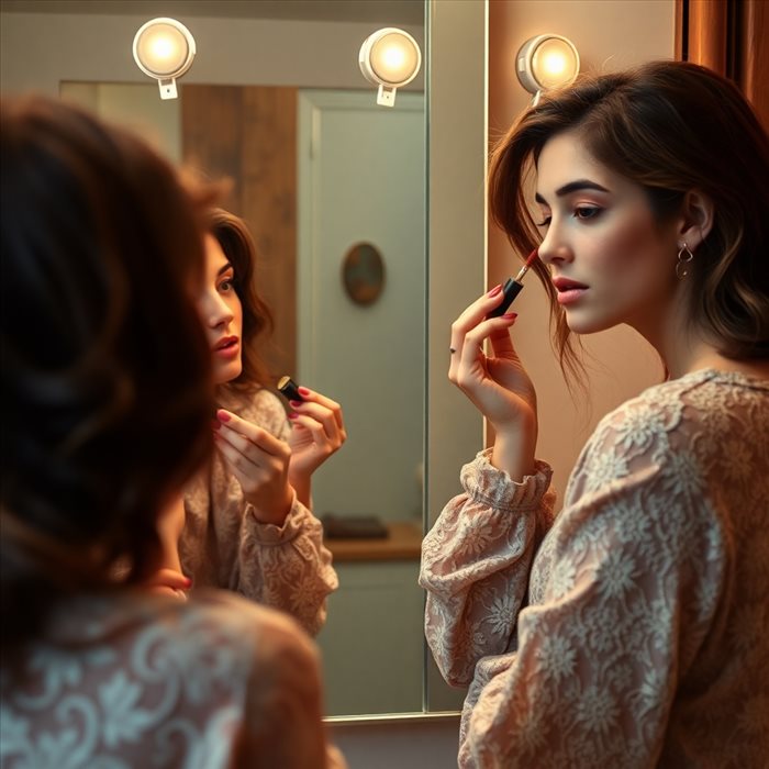 Maquillage idéal pour cheveux courts