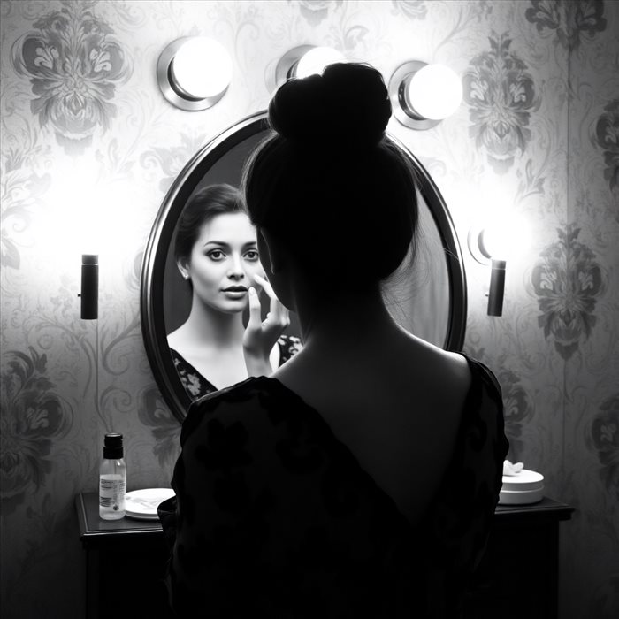 Maquillage Parfait avec une Robe Bordeaux